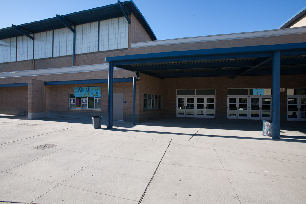 Concessions, Ticket Booth, and Entrance for Large and Small Gymnasiums